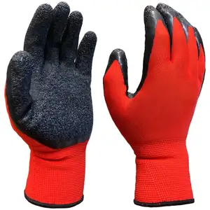 Durable Anti Impact Oil Gas Mining Work Safety Gloves Heavy Machinery Operating Gloves Leather OEM Support Custom Maju Industry