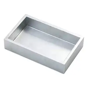 Support à serviettes en laque argenté pour restaurant et bar, boîte à mouchoirs fabriquée en Inde, fait main, meilleur vente pour les acheteurs commerciaux - Product Image 2