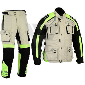 Chaqueta de Motociclismo Impermeable y Transpirable para Adultos, Marca Green XL Racing Team Sportswear, con Múltiples Bolsillos Extraíbles y Protección Contra el Viento - Product Image 1