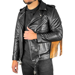 New Design Comfortable Best Selling <b>Men's</b> Fashion Leather <b>Jacket</b> Fringe <b>Jacket</b> Western <b>Jacket</b> <b>for</b> Winter Fall <b>Summer</b> Fully Lined - Product Image 4