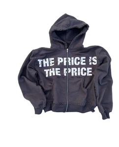 Vente en gros de sweats à capuche pour hommes lavés à l'acide 450gsm sweat à capuche vieilli avec logo 3D personnalisé avec vintage pour impression bouffante et broderie 3D - Product Image 2