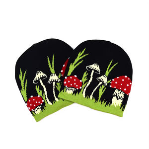 Gorro de Punto Jacquard Personalizado con Letras, Gorro de Invierno Cálido con Logotipo Bordado Personalizado, Gorros Jacquard de Moda - Product Image 6