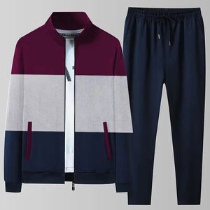 Survêtements d'hiver en polaire pour hommes de haute qualité fabriqués en usine Logo personnalisable Ensembles respirants de grande taille Créez votre propre idée! - Product Image 1