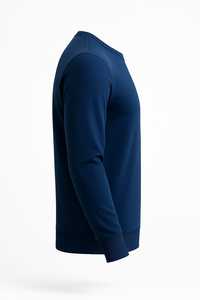 Pull-over à col en O pour hommes, coupe ajustée, manches longues, doux et confortable, vêtements d'hiver, épaisseur fine, vente en gros FOB Bangladesh - Product Image 3