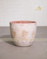 Atlantis AN303H46OW Jaune et Blanc Céramique Mini Paysage Pot Élégant Maison Plantes Jardin Décor Pots De Fleurs & Jardinières