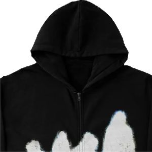 Sweat à capuche vintage pour homme, respirant et à séchage rapide, avec broderie appliquée effet vieilli - 100% coton, mode printemps, logo et couleur personnalisables - Product Image 5