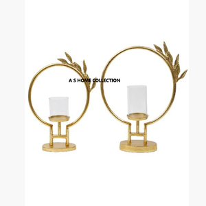 Aluminio Metal Decorativo Fancy Antler Hormigón Único Vela Tarro Tamaño pequeño Precio bajo Portavelas Uso doméstico - Product Image 4