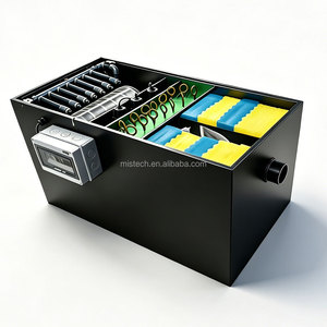 Sistem Filtrasi Kolam <span class=keywords><strong>Koi</strong></span> Otomatis Modern dengan Drum Filter Putar 220V, Peralatan Pemurnian Sirkulasi Air untuk Ikan Luar Ruangan - Product Image 1