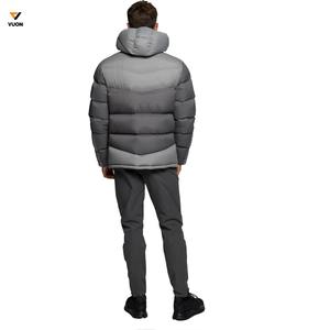 เสื้อโค้ทผู้ชายสำหรับฤดูหนาว, เสื้อโค้ทผ้าคอตตอนทรงสั้นขนาดใหญ่พิเศษมีฮู้ดสำหรับผู้ชาย - Product Image 4