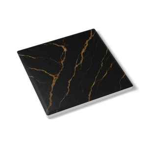 Black Marble <b>Ceramic</b> <b>Coaster</b> Elegant Drink <b>Coaster</b> Modern Kitchen Accessory Wedding And Home Gift - Product Image 4