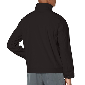 Best Selling High Quality Men's Soft Shell <b>Canvas</b> <b>Jacket</b> with Stand Collar and Front Logo Custom Design Winter Outdoor - Product Image 3