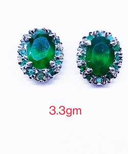 Dubai High Quality Silver-Plated Alloy Hoop <b>Earrings</b> Cute Style Fashion Jewelry for Parties and Engagements <b>Hook</b> Shape - Product Image 3