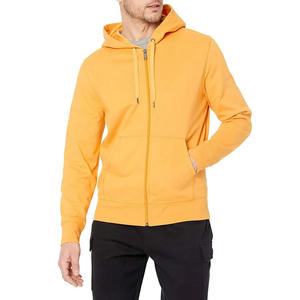Veste d'hiver pour homme de haute qualité avec capuche et fermeture éclair, poche avant, 100% coton polaire respirant, vêtement d'extérieur - Product Image 1