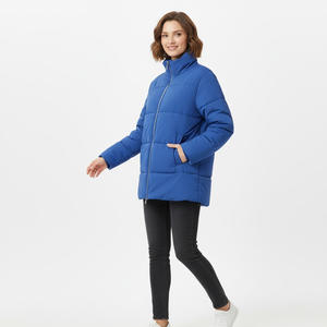 Léger femmes doudoune chaud matelassé doux confortable vêtements d'extérieur d'hiver pour la randonnée en plein air et les vêtements de voyage - Product Image 1