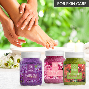 Set de Sales Marinas Naturales Aromatika para Baño, 3 Paquetes de 400g, Cristales de Lavanda, Rosa y Eucalipto, Kit de Aromaterapia 3 en 1 para Cuerpo, Adultos - Product Image 6