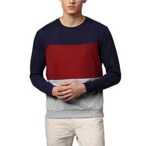 Sweat-shirt d'hiver pour homme en coton léger à col rond, logo personnalisé en polaire ODM de haute qualité, 380 g/m², OEM - Product Image 1