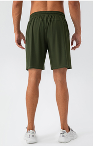 Custom High Quality Breathable Quick Dry <b>Men's</b> Plus Size Sport <b>Shorts</b> 100% Cotton <b>Elastic</b> <b>Waist</b> Plain Dyed Arriveserialsize Logo - Product Image 2