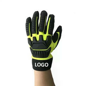 Venta caliente Guantes mecánicos de calidad superior Guantes de seguridad de poliéster con protección de mano de nailon de goma a precio razonable - Product Image 3