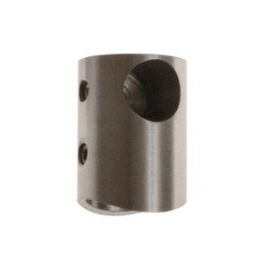 Soporte final para tubería D = 12x1,5, AISI304, derecho - Product Image 1