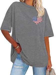 Camiseta Oversize Ecológica para Mujer, Estilo Casual Urbano, con Marca Personalizada, Transpirable y de Secado Rápido - Product Image 5