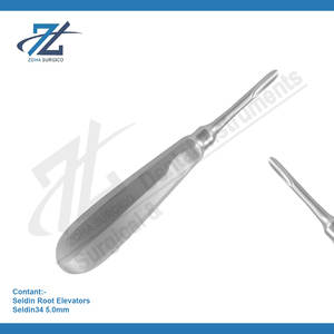 อุปกรณ์ลิฟต์ถอนฟัน Seldin34สูง5.0มม. ทำจากสเตนเลสลิฟต์ถอนฟัน - Product Image 2