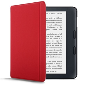 เคสสำหรับ Kobo libra 2-เคส2021น้ำหนักเบา-สีแดง-ฝาครอบป้องกันการนอนหลับอัตโนมัติอัจฉริยะ - Product Image 1