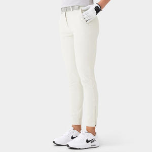 Pantalones de Golf para Mujer OEM con Diseño de Campana, Tela Tejida de Campana Alta, Talla Grande, Color y Logotipo Personalizados, Cierre de Botones - Product Image 4
