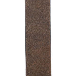 Cinturón de cuero de sillín de grano completo personalizable para hombre, estilo clásico duradero con hebilla de aleación de níquel y Bronce Antiguo resistente - Product Image 2