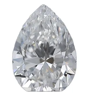 प्राकृतिक नाशपाती कट 0.30 कैरेट ढीला हीरे जीआईए प्रमाणित सफेद एफ रंग VVS2 स्पष्टता बहुत अच्छी कट थोक हीरे के लिए गहने