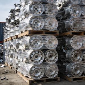 Déchets de jantes en alliage d'aluminium 99% de jantes automobiles usagées pour les usines d'aluminium - Product Image 1