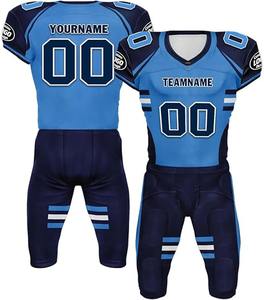 Conception personnalisée de haute qualité en gros Logo personnalisé Uniforme de football américain Style unique pour les ensembles d'équipe personnalisés adultes jeunes - Product Image 2