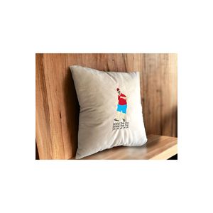 Yasin Cengiz Serie especial Almohadas de tela bordadas de esquina de 2 piezas con esponja rellena Almohadas decorativas y cojines - Product Image 3