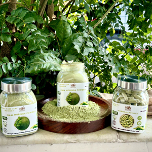 Polvo de Moringa orgánico, grado GMP, OEM, etiqueta de terceros 100% Auténtico - Product Image 1