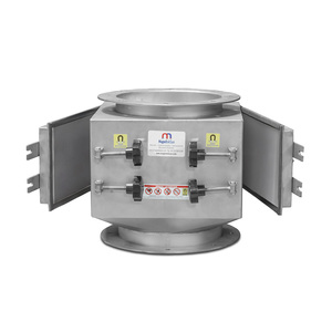 Separador Magnético de Neodimio N35 con Carcasa de Doble Placa de Acero Inoxidable, Filtro Magnético para Polvo de Cemento, Harina y Sosa - Product Image 1