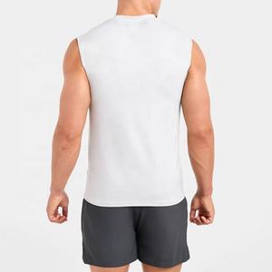 خفيفة الوزن تمتد قماش تشغيل قمم للدبابات ضئيلة الجسم تناسب النايلون دنة <span class=keywords><strong>Singlets</strong></span> سريعة الجفاف شعار عاكس - Product Image 2