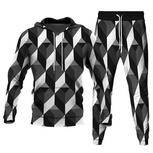 Conjunto de Sudadera con Capucha y Pantalones Deportivos de Maternidad con Estampado 3D de Halloween de Otoño, Ropa Informal de Dos Piezas, Conjunto Deportivo Unisex - Product Image 6