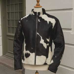 Chaqueta de Piel de Vaca Original 2026, Nueva, Personalizada, Gruesa, para Invierno, Transpirable, Estilo Urbano, para Hombre - Product Image 1
