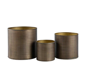 Jardinière suspendue en métal, style ferme, en cuivre, pour fleurs et plantes, décoration intérieure, très vendue - Product Image 2