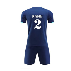 Ropa de calle personalizada Jersey sublimación camiseta de fútbol diseño logotipo bordado uniforme de fútbol conjunto - Product Image 3
