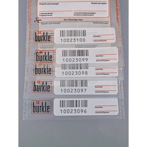 Bolsas de Seguridad para Muestras, Sostenibles, Confiables y Prácticas para Logística - Burkle GmbH, Hecho en Alemania - Product Image 6