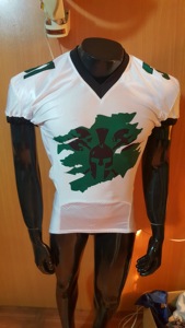 Flag 7v7 Reversible American Football Uniform Sublimation Embroidery Jersey Pant <b>Sock</b> Player Jacket Reversible - Product Image 5