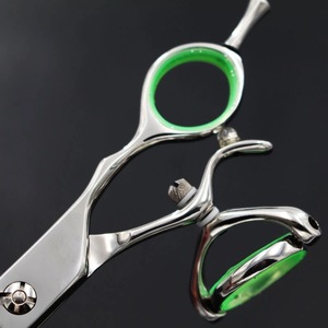 Juego de tijeras de peluquero rectas profesionales de acero inoxidable de 6 pulgadas, uso en salón, peluquería, adelgazamiento del cabello, belleza afilada - Product Image 2