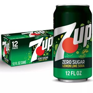 7-UP Lemon Lime Soda 12 floz Canettes-12 Pack Allergènes Non Contenus/7-UP Sans Caféine Lemon Lime Soda Pop 2 L-Bouteille - Product Image 1