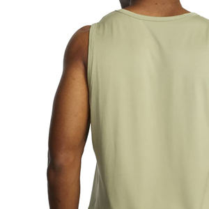 <b>Mens</b> Sage <b>Green</b> Tank <b>Top</b> Sleeveless Gym Workout Vest Casual Streetwear Sportswear Moisture Wicking - Product Image 5
