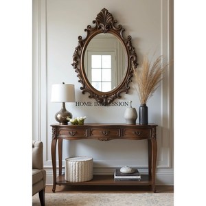 Moderno Metal Enmarcado Piso Espejo Cama Habitación Montaje en la pared Decorativo Interior Hogar Boda Regalo Ecológico Hecho a mano Precio bajo - Product Image 4