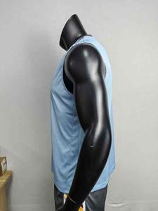 Camiseta de baloncesto Lisa para hombre, camiseta sin mangas de baloncesto en blanco para deportes de gimnasio, camisetas de entrenamiento, camiseta de baloncesto - Product Image 6