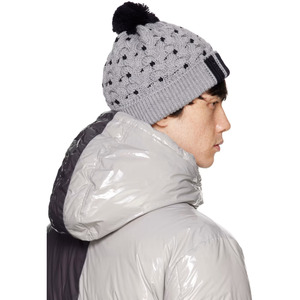 Unisex Custom Logo 100% Wool Beanie <b>Hat</b> with 3D Embroidery Technique Pure Winter Wool for Beach Wear - Product Image 3