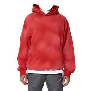 Calidad personalizada Stone Acid Wash Zip up Hoodie Distressed Zipup Sunfaded Sun Faded Thick Double Zip up Hoodie Hombres - Product Image 1