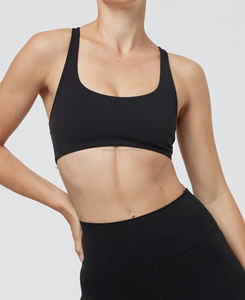 Sujetador de Yoga XS de calidad superior para mujer, deportivo, Fitness, alto soporte, transpirable con logotipo frontal, correa de sujetador personalizable, estilo Simple - Product Image 5