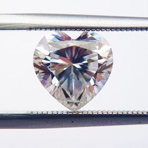 El mejor precio en laboratorio suelto de grado D VVS1 creado Moissanite 2 Crt corte de corazón blanco 9,25 probador de dureza de Moh aprobado gema gratis + regalo - Product Image 2